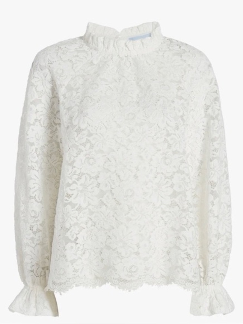 Hill House The Millie Top in White Lace